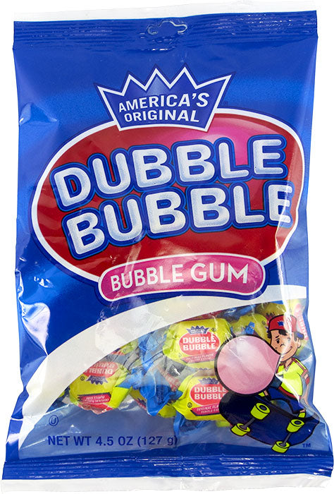 Dubble Bubble Gumballs (4.5oz peg bag)