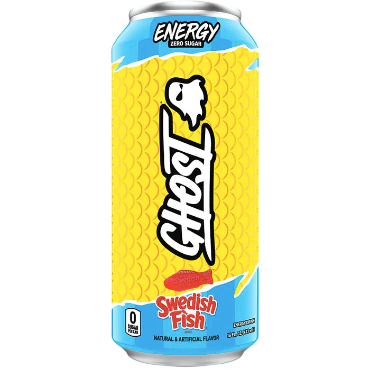 Ghost Zero Sugar Energy Drink: Swedish Fish (16oz)