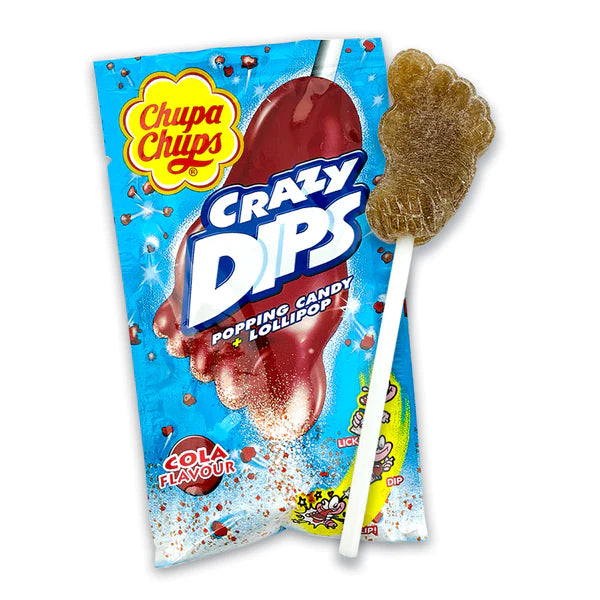 Chupa Chups Crazy Dips: Cola Popping Candy (14g)