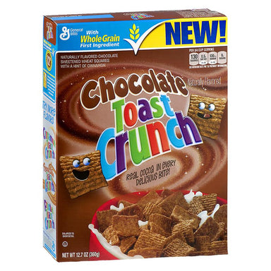 Chocolate Cinnamon Toast Crunch Cereal (12.4oz) - A Taste of the States