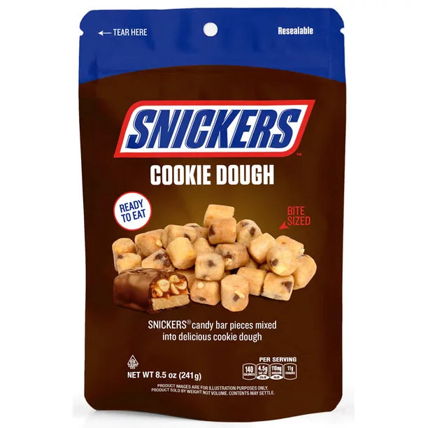 Snickers Cookie Dough Bites (8.5oz stand up pouch)