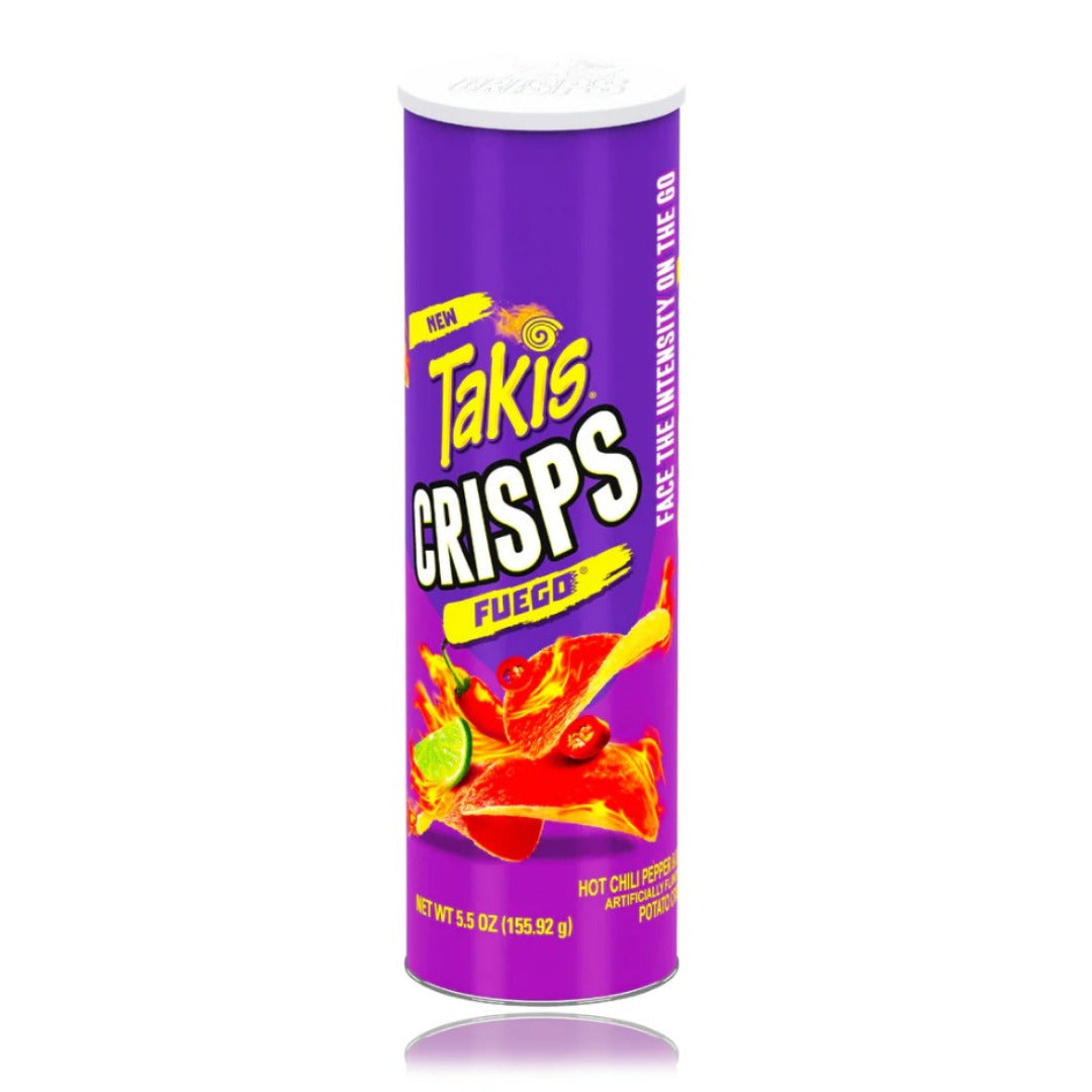 (BB 03/24) Takis Crisps Tube: Fuego (5.5oz canister)