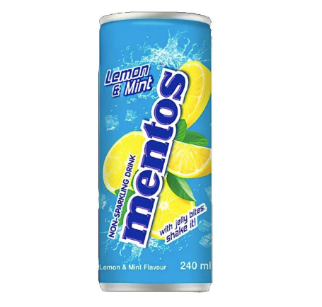 Mentos Lemon & Mint Drink with Jelly Bites (240ml)