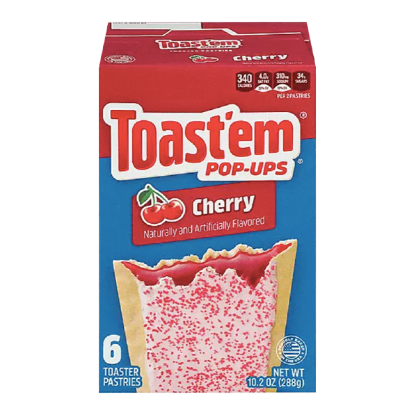 Toast'em Pop-Ups: Frosted Cherry (6 Pack)