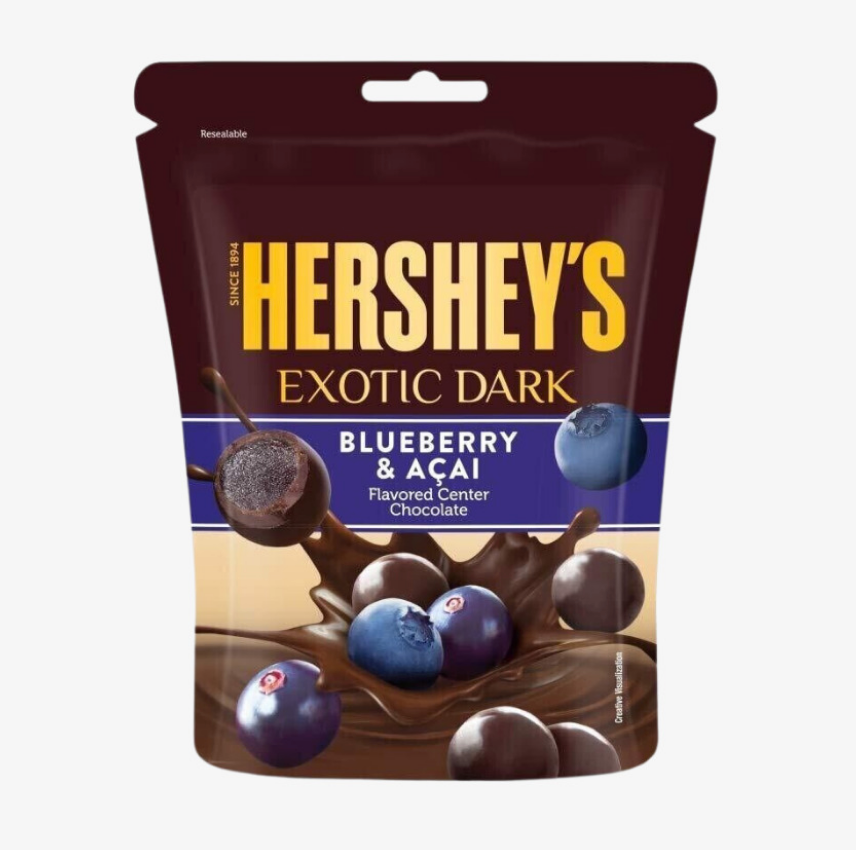 Hersheys Exotic Dark Blueberry & Acai Chocolate (33g)