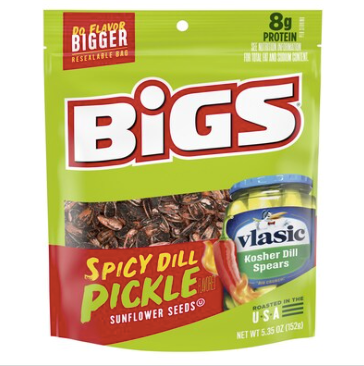 BIGS Sunflower Seeds: Vlasic Spicy Dill Pickle (5.35oz)