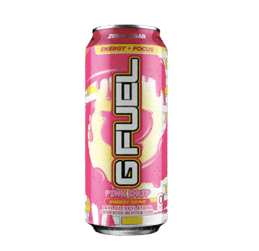 G FUEL Zero Sugar Energy Drink: Pink Drip (16oz)