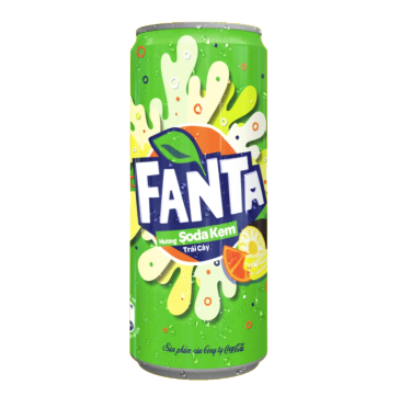 Fanta Fruity Cream Soda (Vietnam) (320ml)
