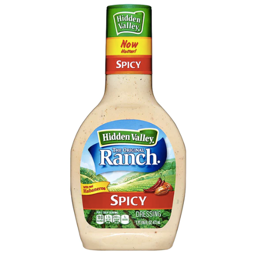 Hidden Valley Spicy Ranch Dressing (16oz bottle)