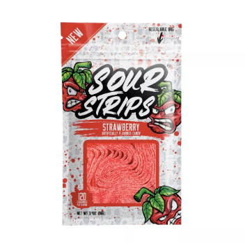 Sour Strips: Strawberry (3.4oz)