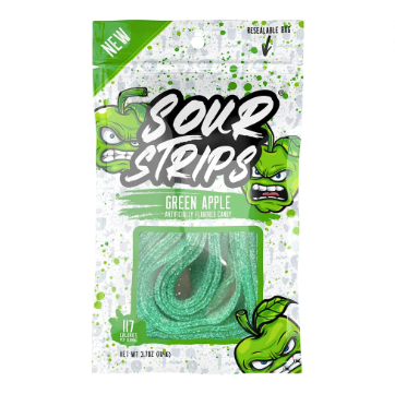 Sour Strips: Green Apple (3.4oz)