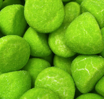 Freeze Dried Candy: Green Paintballs (4 pieces)