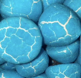 Freeze Dried Candy: Blue Paintballs (4 pieces)