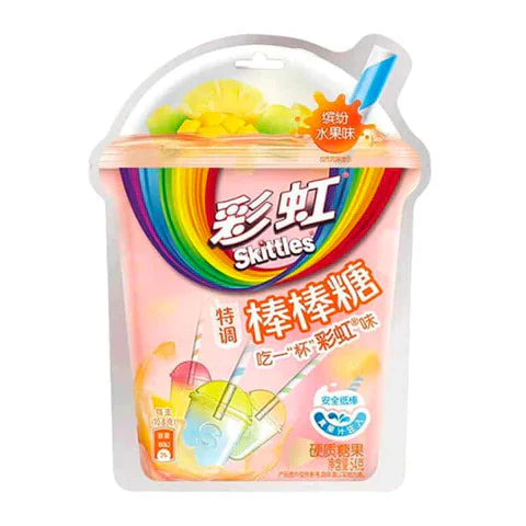 Skittles Lollipops Fruit Mix (Pink pack) (54g)
