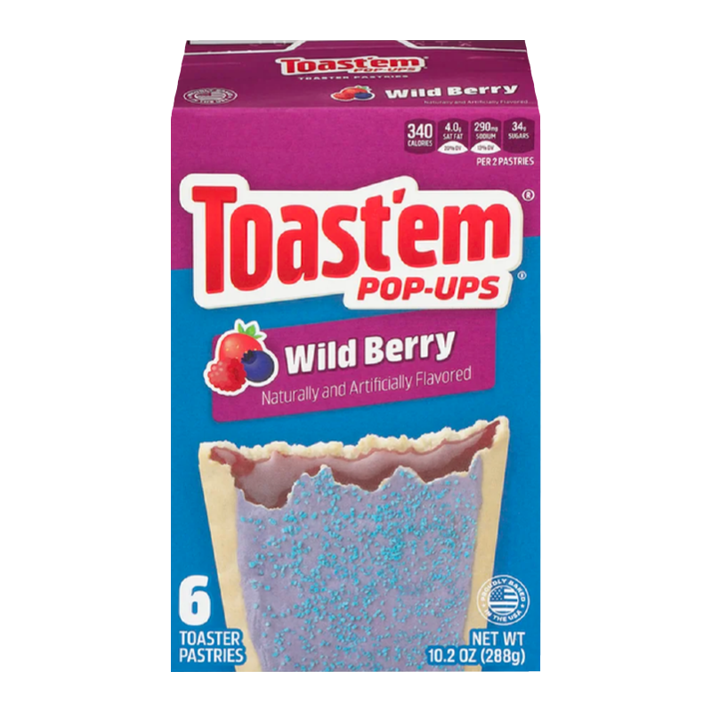 Toast'em Pop-Ups: Frosted Wild Berry (6 Pack)