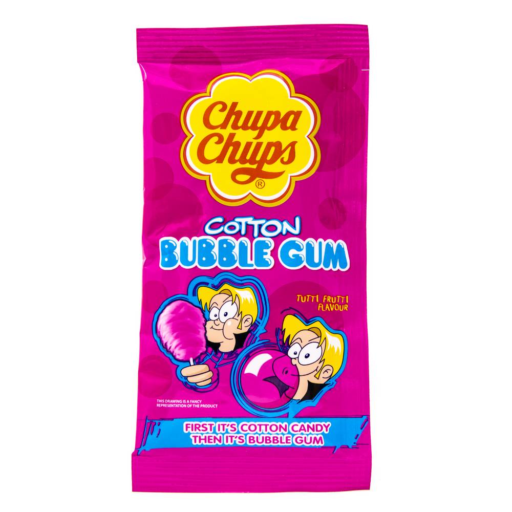 Chupa Chups Cotton Candy Bubblegum: Tutti Frutti (11g)
