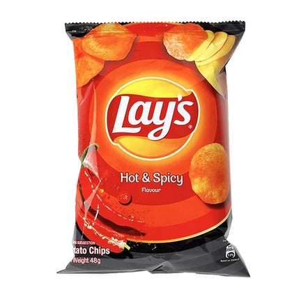 (BB 04/24) Lay's Hot & Spicy Potato Chips (50g)