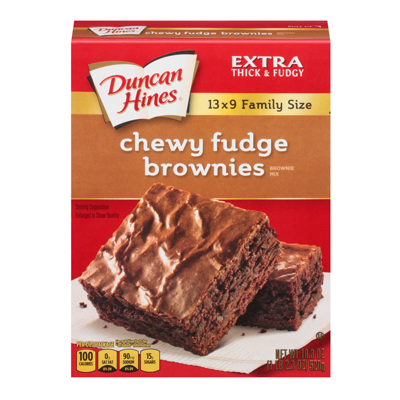 Duncan Hines Chewy Fudge Brownie Mix (18.3oz)