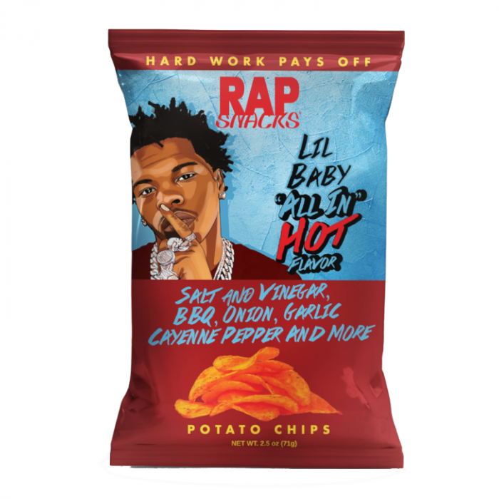 Rap Snacks Lil Baby: All In Hot (2.5oz)