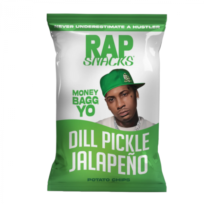 Rap Snacks Money Bagg Yo: Dill Pickle Jalapeno (2.5oz)