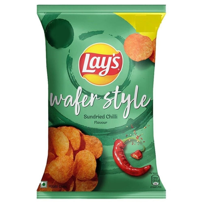 Lay's Wafer Style Sundried Chilli Potato Chips (50g)