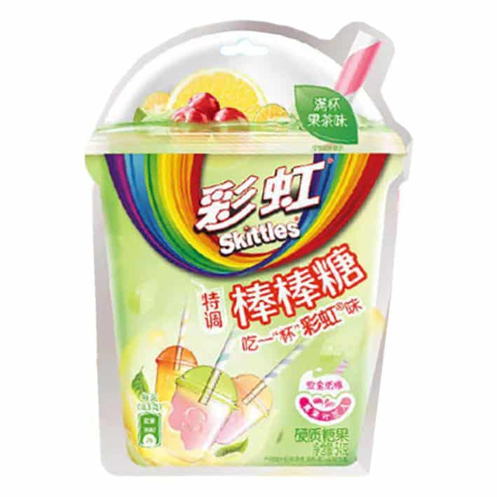 Skittles Lollipops Fruit Tea Mix (Green pack) (54g)