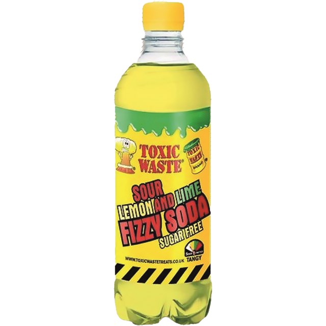 Toxic Waste Soda: Lemon & Lime (500ml)