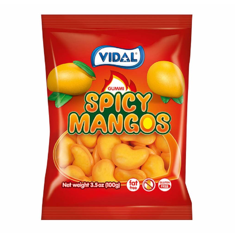 Vidal Gummi Spicy Mangos (3.5oz)