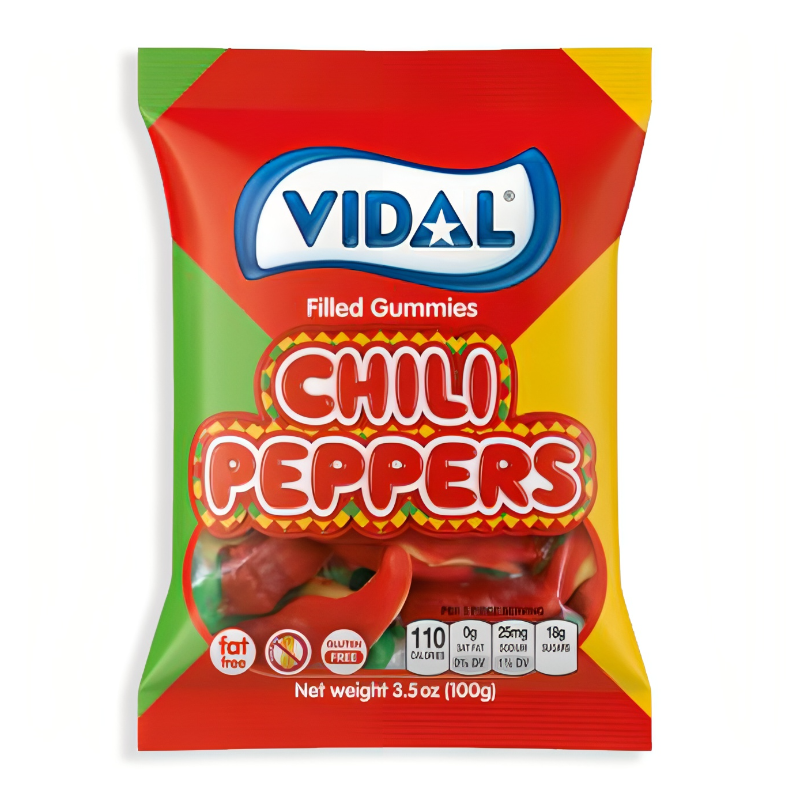 Vidal Spicy Chilli Peppers (3.5oz)