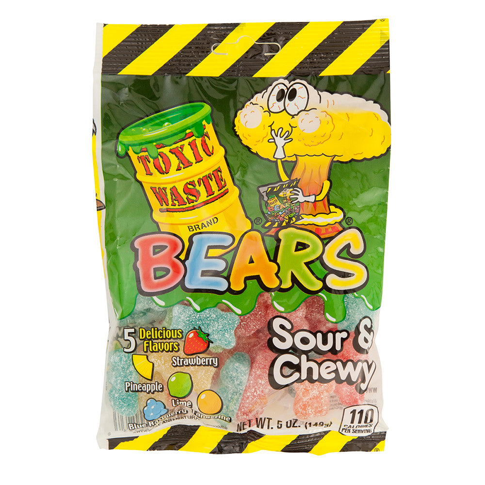 Toxic Waste Sour Gummy Bears (3oz)