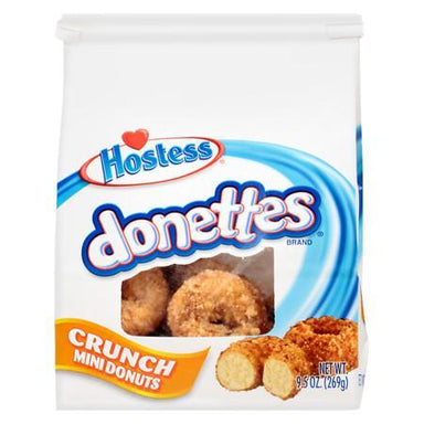 Hostess Crunch Donettes Bag (9.5oz) - A Taste of the States