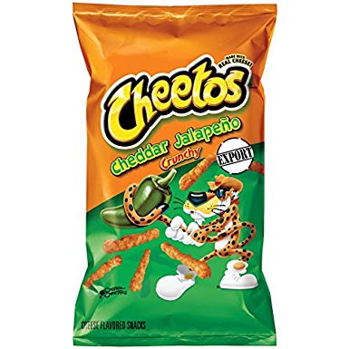 Frito-Lay Cheetos Crunchy Cheddar Jalapeño (Original USA Import) 8oz - A Taste of the States
