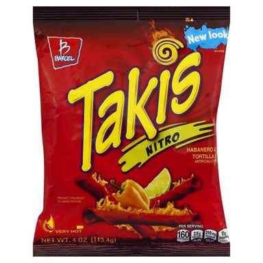 Takis Nitro (Habanero & Lime Tortilla Chips) 4oz - A Taste of the States