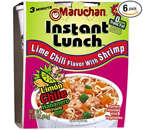 Maruchan Instant Lunch Ramen: Shrimp with Lime (64g)