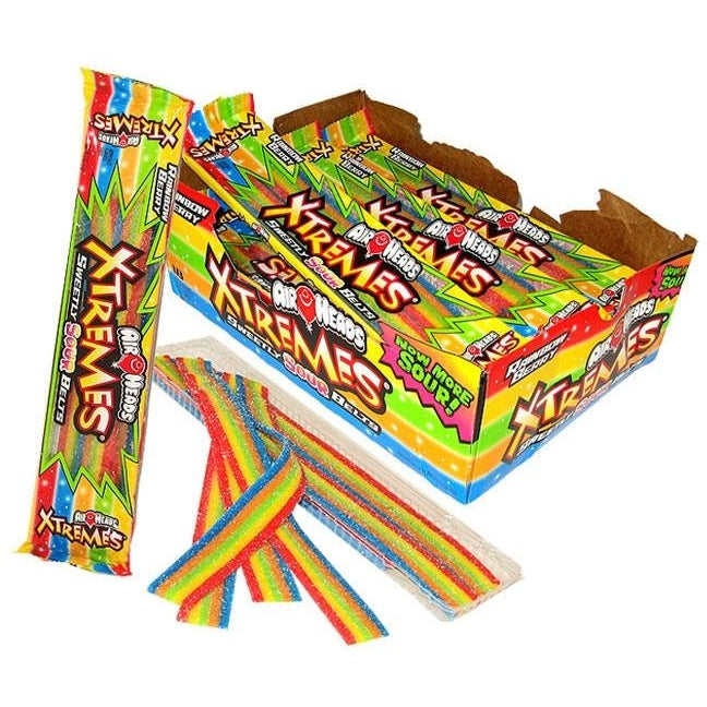 Airheads Xtreme Rainbow Sour Belts 2oz (57g) - A Taste of the States