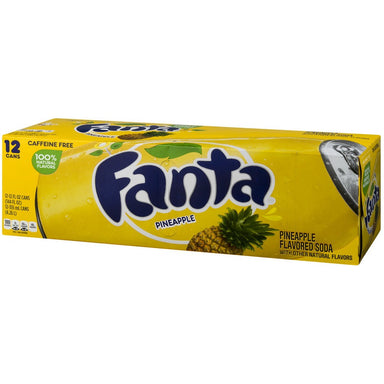 Fanta Pineapple Fridge Pack (12x355ml cans) - A Taste of the States