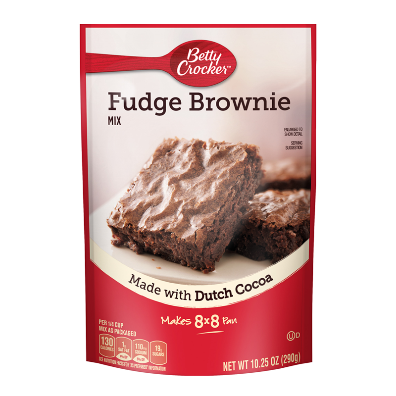 Betty Crocker Fudge Brownie Mix Pouch (290g)