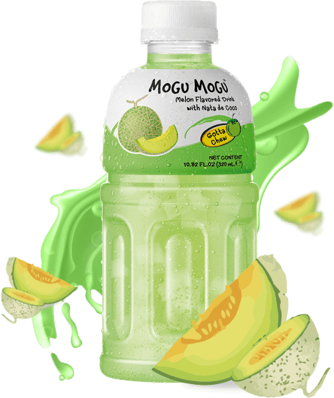 Mogu Mogu: Melon with Nata de Coco (320ml)