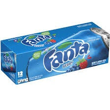Fanta Berry Blue Fridge Pack (12x355ml cans) - A Taste of the States