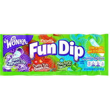 Wonka Fun Dip (3 Flavours) - A Taste of the States