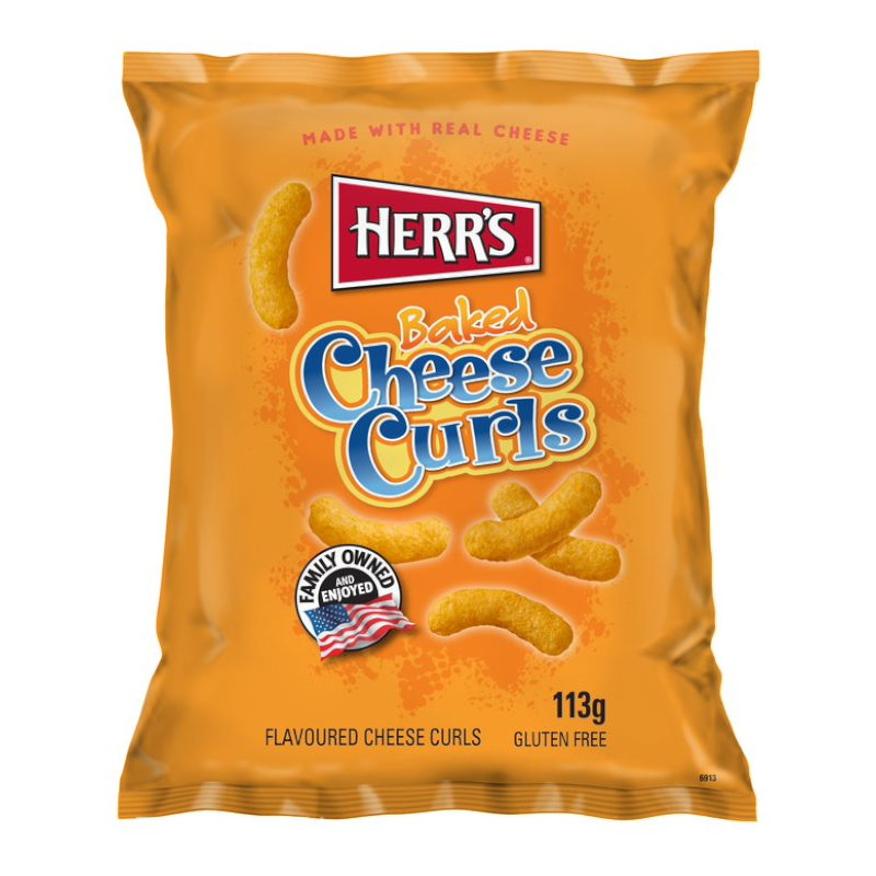 Herr's Baked Cheese Curls (113g)