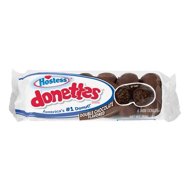 Hostess Double Chocolate Donettes (3oz) - A Taste of the States