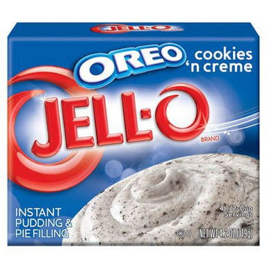 Jell-o Oreo Cookies and Creme Dessert (4.2oz) - A Taste of the States
