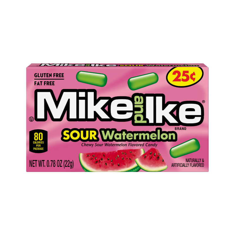 Mike & Ike Sour Watermelon (22g)