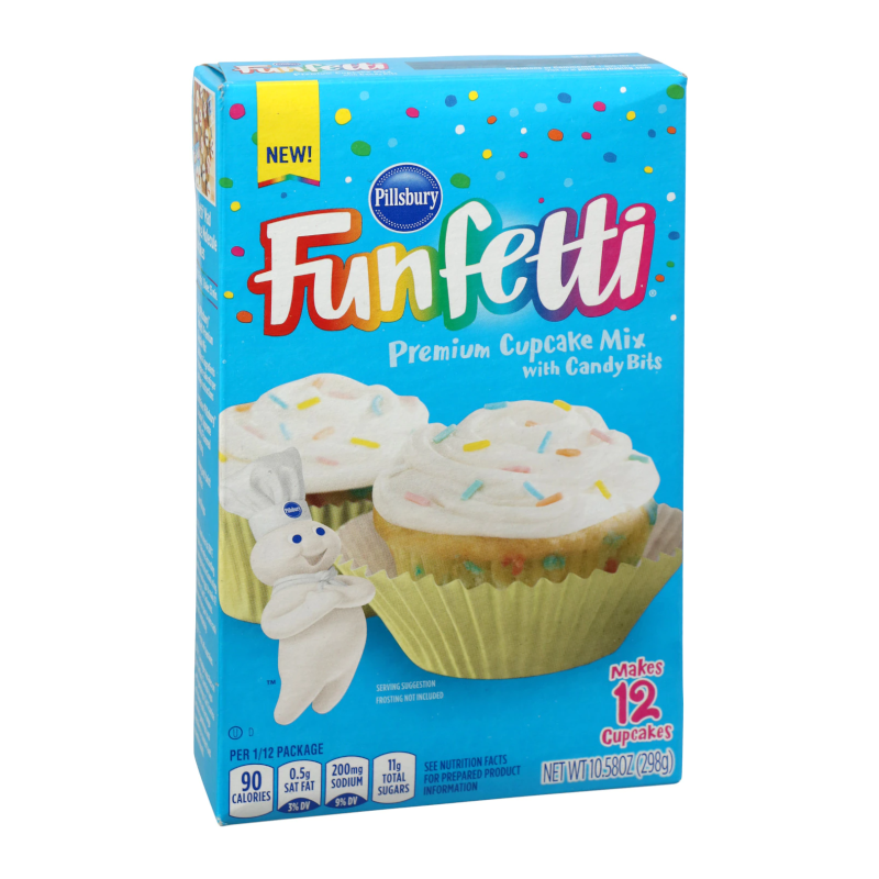 Pillsbury Funfetti Cupcake Mix (10.5oz)
