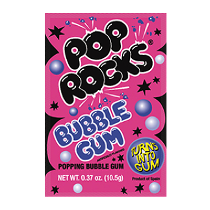 Pop Rocks Bubble Gum (10.5g)