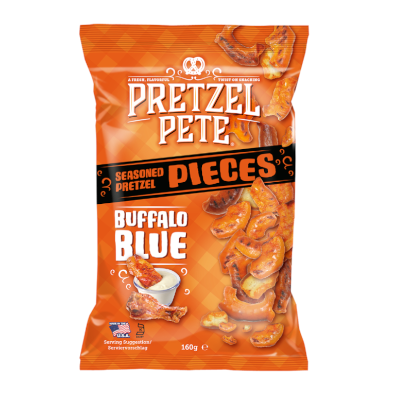 Pretzel Pete: Buffalo Blue Pretzel Pieces (160g)