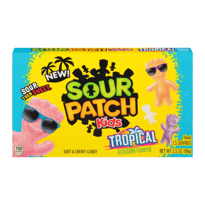 Sour Patch Kids Tropical Theater Box (3.5oz)