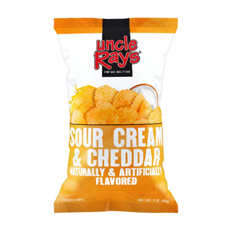 Uncle Ray's Sour Cream & Cheddar Potato Chips (4.25oz) - A Taste of the States